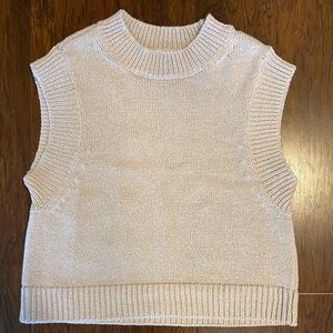 H&M NWT Boxy Sweater Vest